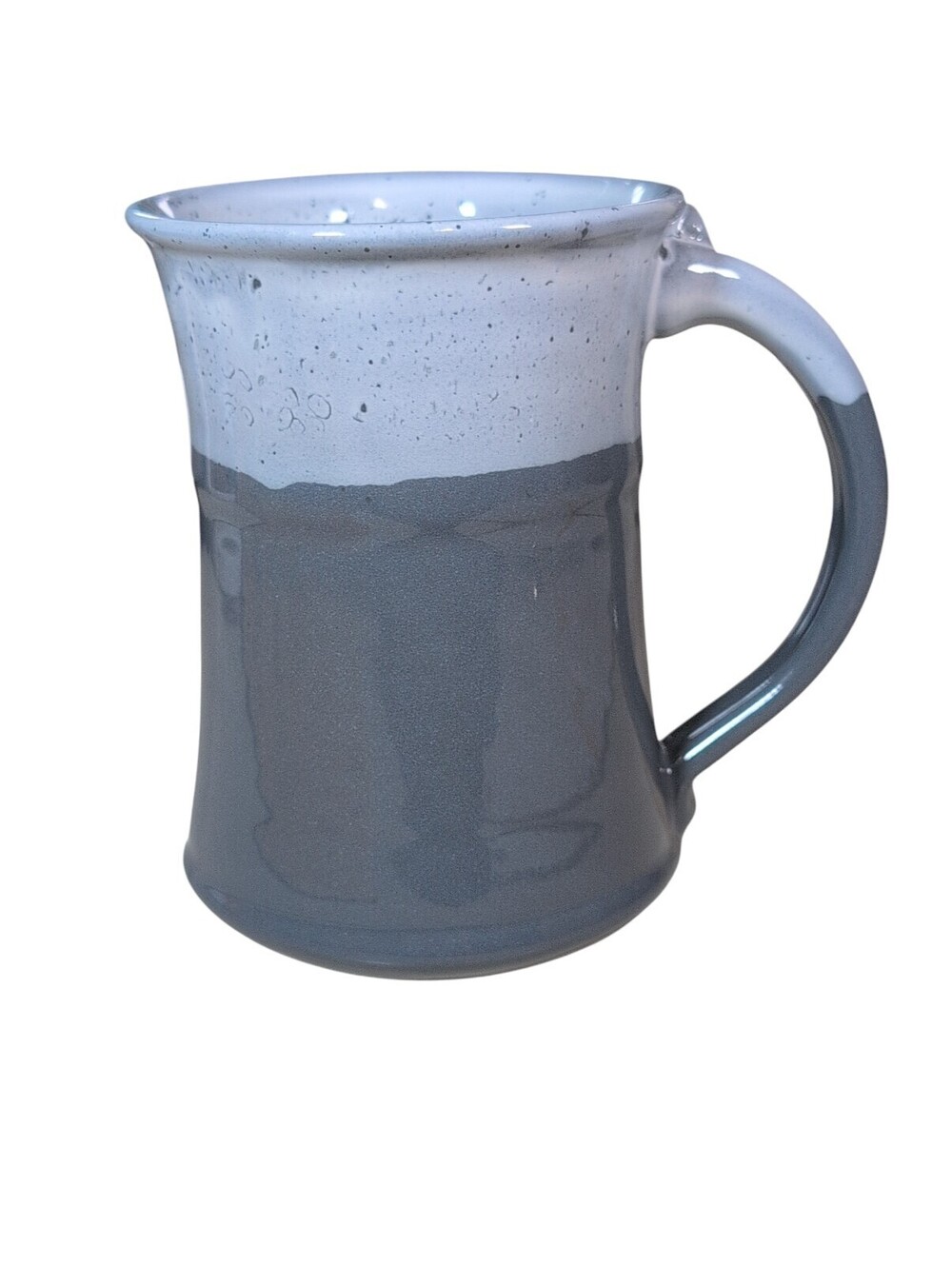 Neher Studio Signed Gray Glaze Large 20oz Handled Coffee Mug 2023 Pottery